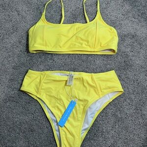 Vibrant Yellow Bikini Set